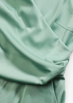 Overall aus glänzendem Satin