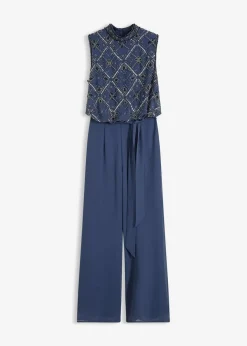 Overall mit Perlenstickerei