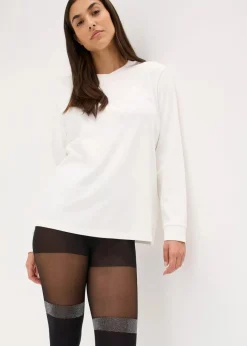 Overknee Strumpfhose 70den mit Glitzerrand mit recyceltem Polyamid