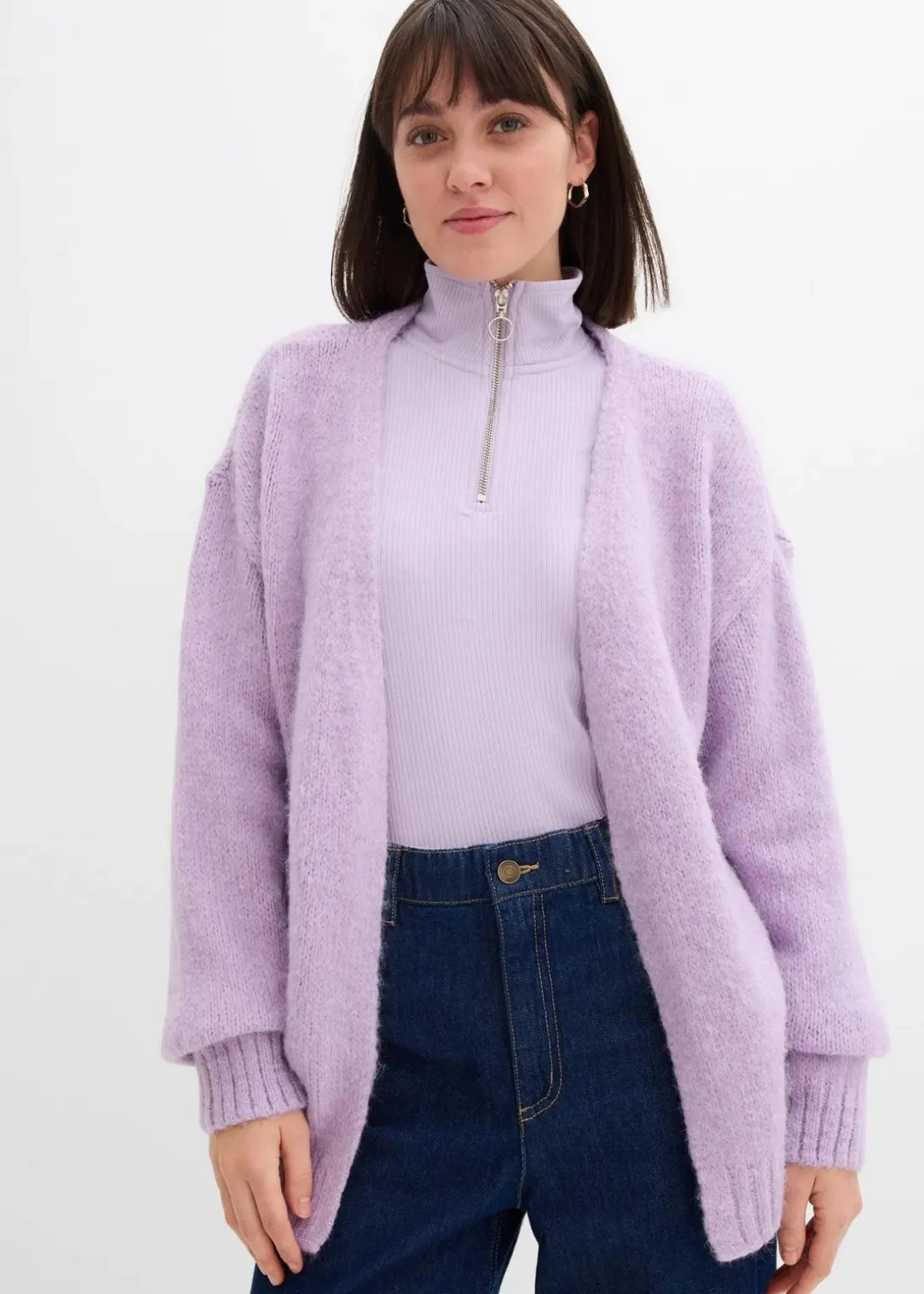 Oversize Grobstrickjacke