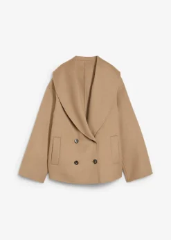 Oversize Jacke aus weichem Woll-Mix