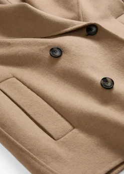 Oversize Jacke aus weichem Woll-Mix