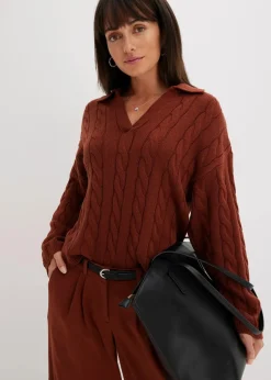 Oversize Pullover aus weichem Kaschmir-Mix