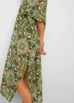 Oversize Strandtunika aus leichtem Chiffon