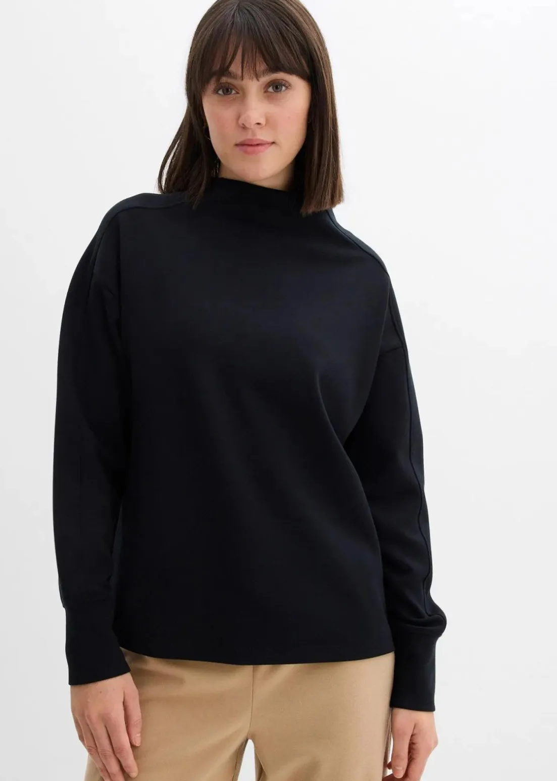 Oversize Sweatshirt aus weichem Scuba