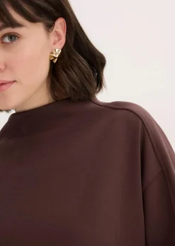 Oversize Sweatshirt aus weichem Scuba