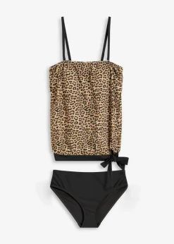 Oversize Tankini mit abnehmbaren Trägern (2-tlg.Set)