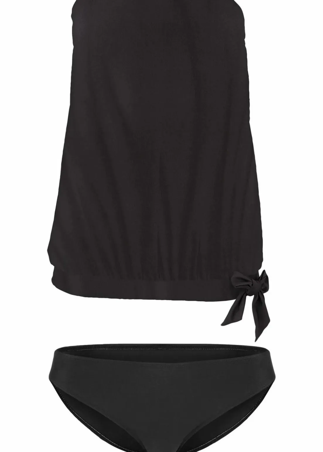 Oversize Tankini mit abnehmbaren Trägern (2-tlg. Set)