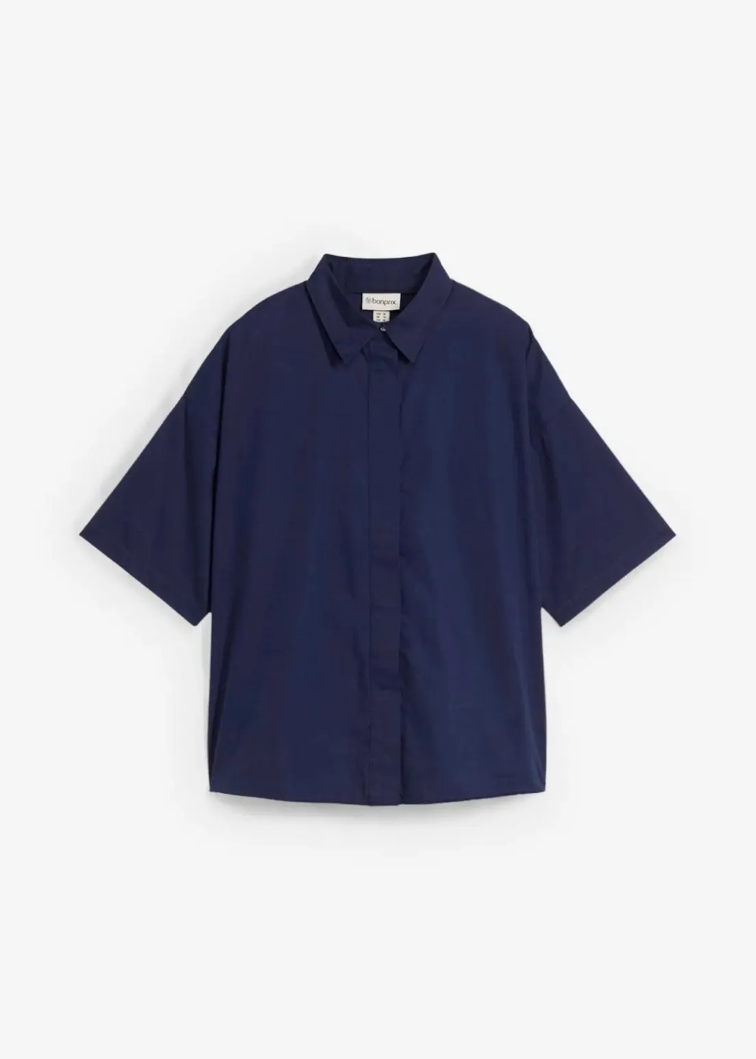 Oversize-Bluse aus reiner Baumwolle