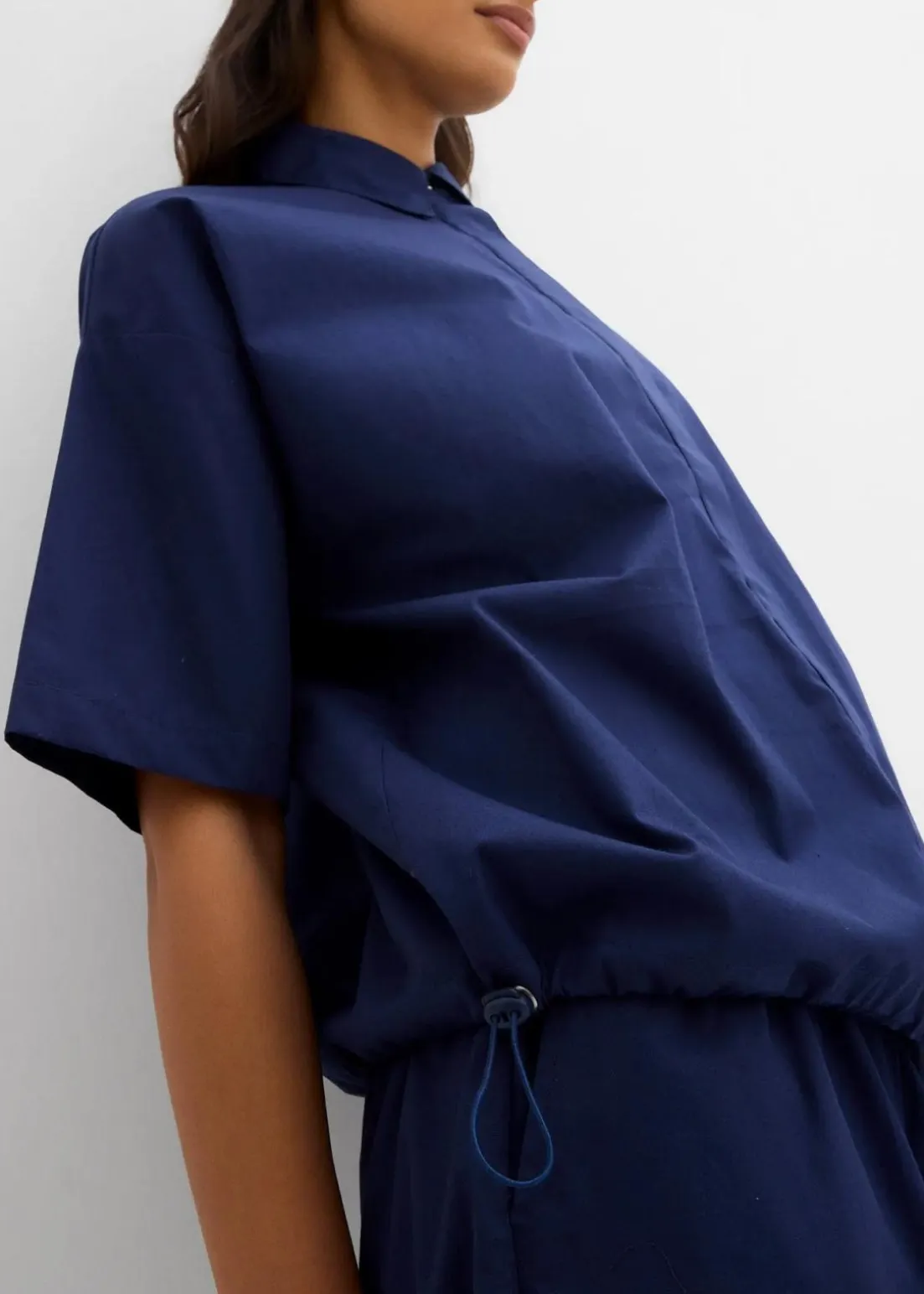 Oversize-Bluse aus reiner Baumwolle