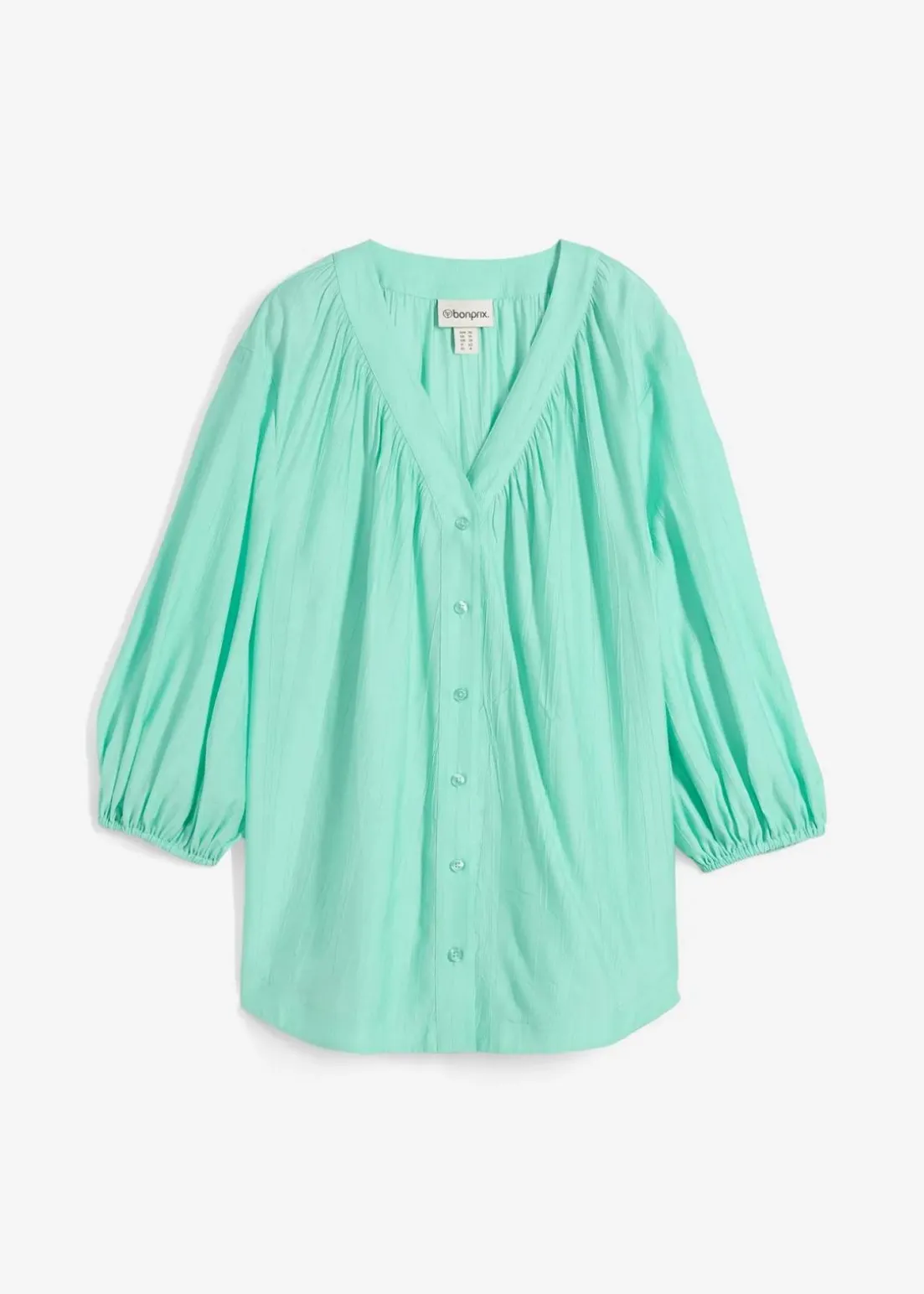 Oversize-Bluse aus softem Viskose-Mix