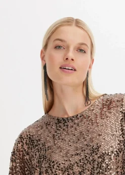 Oversized Paillettenkleid