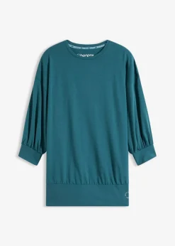 Oversized Sport-Shirt mit ¾ Arm, schnelltrocknend