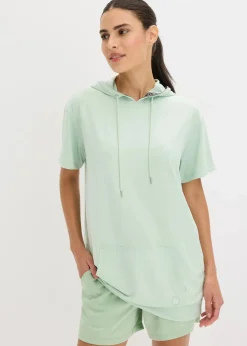 Oversized Sport-Shirt mit Kapuze, schnelltrocknend