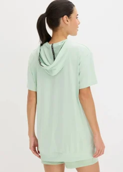 Oversized Sport-Shirt mit Kapuze, schnelltrocknend