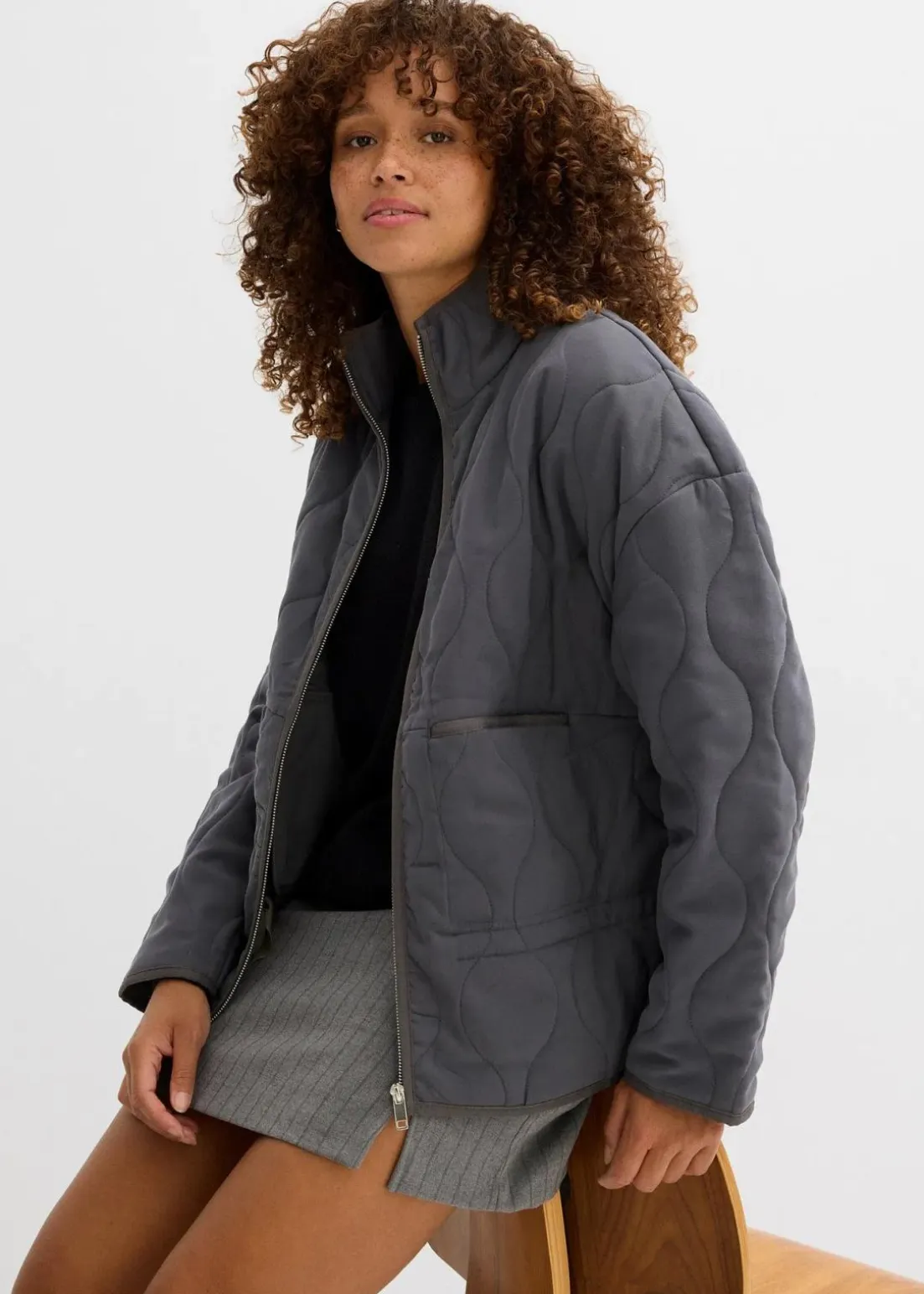 Oversized Steppjacke