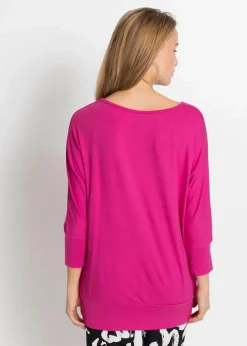 Oversized-Shirt aus fließender Viskose