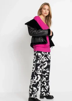 Oversized-Shirt aus fließender Viskose