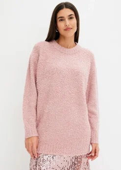 Oversize-Pullover aus Flauschgarn