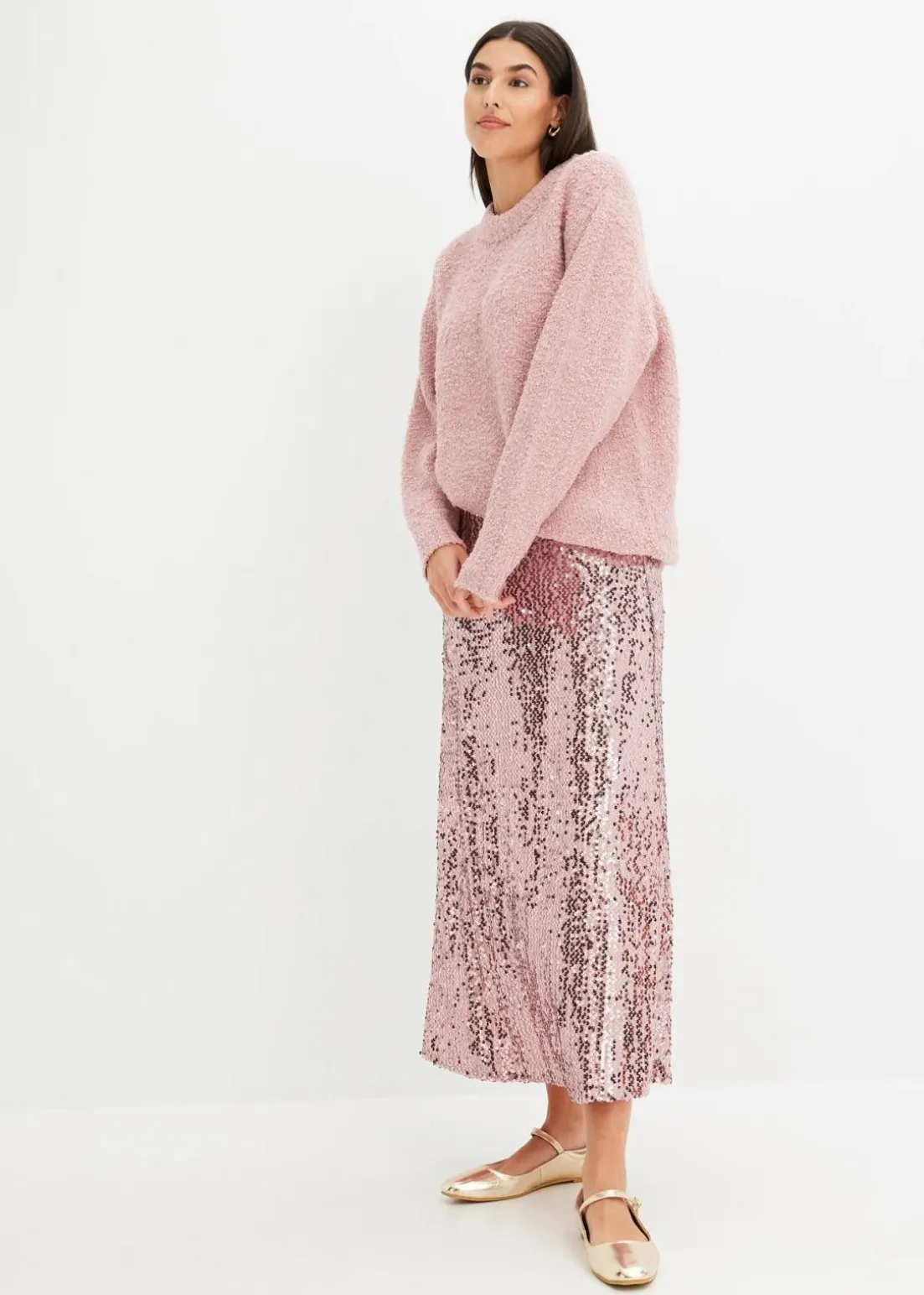 Oversize-Pullover aus Flauschgarn