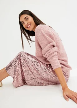 Oversize-Pullover aus Flauschgarn