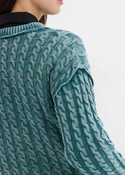 Oversize-Pullover aus reiner Baumwolle