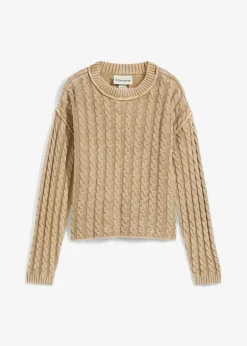 Oversize-Pullover aus reiner Baumwolle