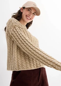 Oversize-Pullover aus reiner Baumwolle