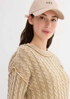 Oversize-Pullover aus reiner Baumwolle