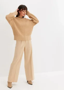 Oversize-Pullover aus reiner Baumwolle