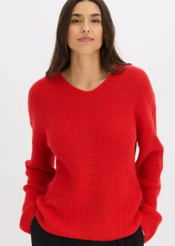 Oversize-Pullover aus Woll-Mix