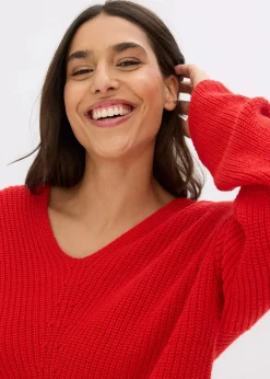 Oversize-Pullover aus Woll-Mix