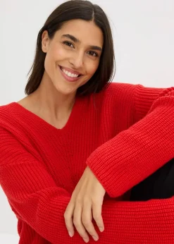 Oversize-Pullover aus Woll-Mix