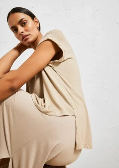 Oversize-Shirt aus fließender Viskose