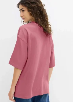 Oversize-Shirt aus reiner schwerer Bio-Baumwolle