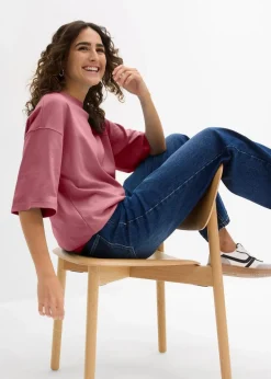 Oversize-Shirt aus reiner schwerer Bio-Baumwolle