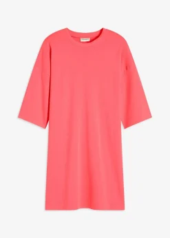Oversize-Shirtkleid aus schwerer Bio-Baumwolle