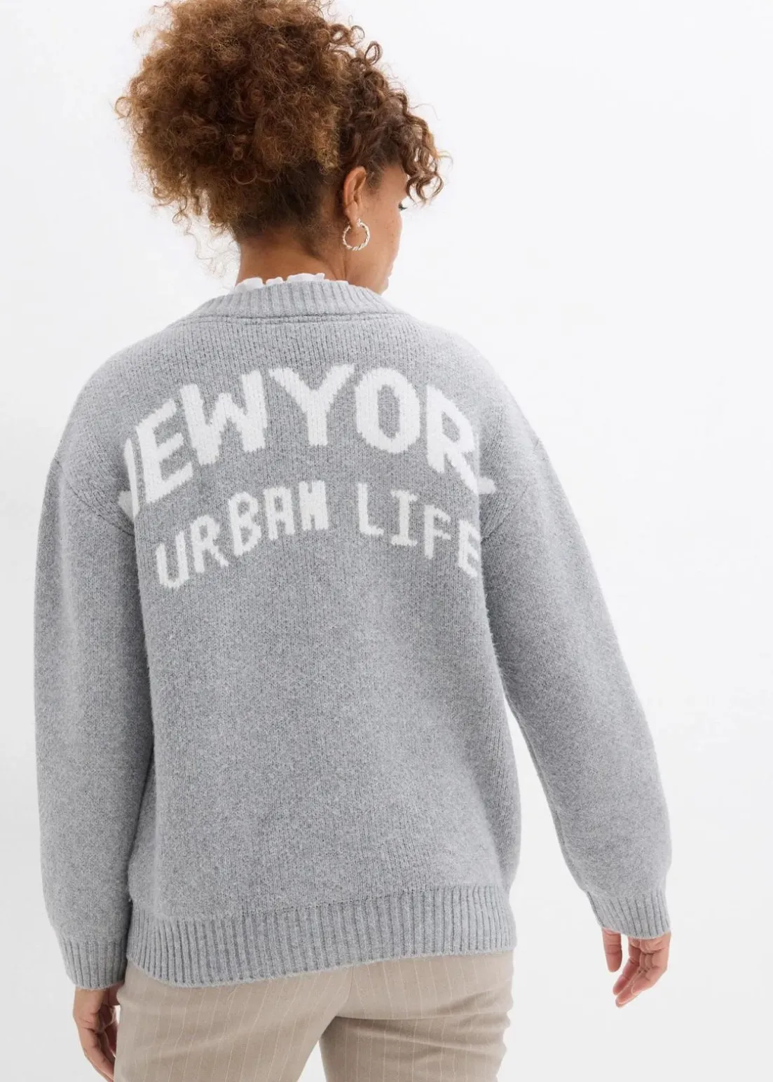 Oversize-Strickjacke