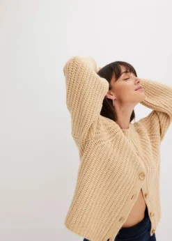 Oversize-Strickjacke