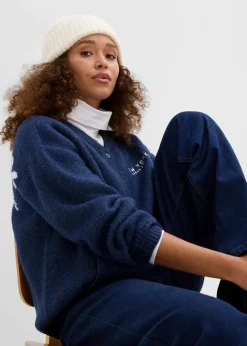 Oversize-Strickjacke