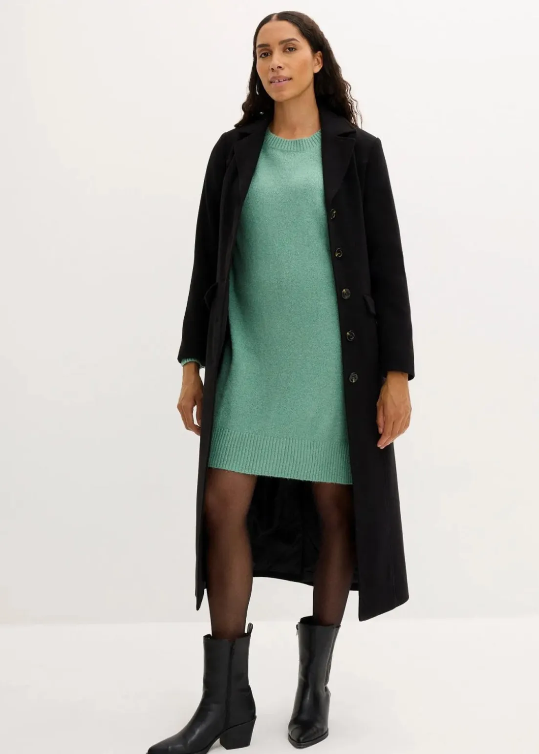 Oversize-Strickkleid