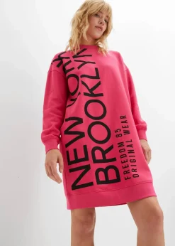 Oversize-Sweatkleid aus weichem Baumwoll-Mix