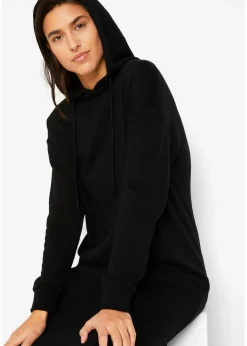 Oversize-Sweatkleid mit Kapuze