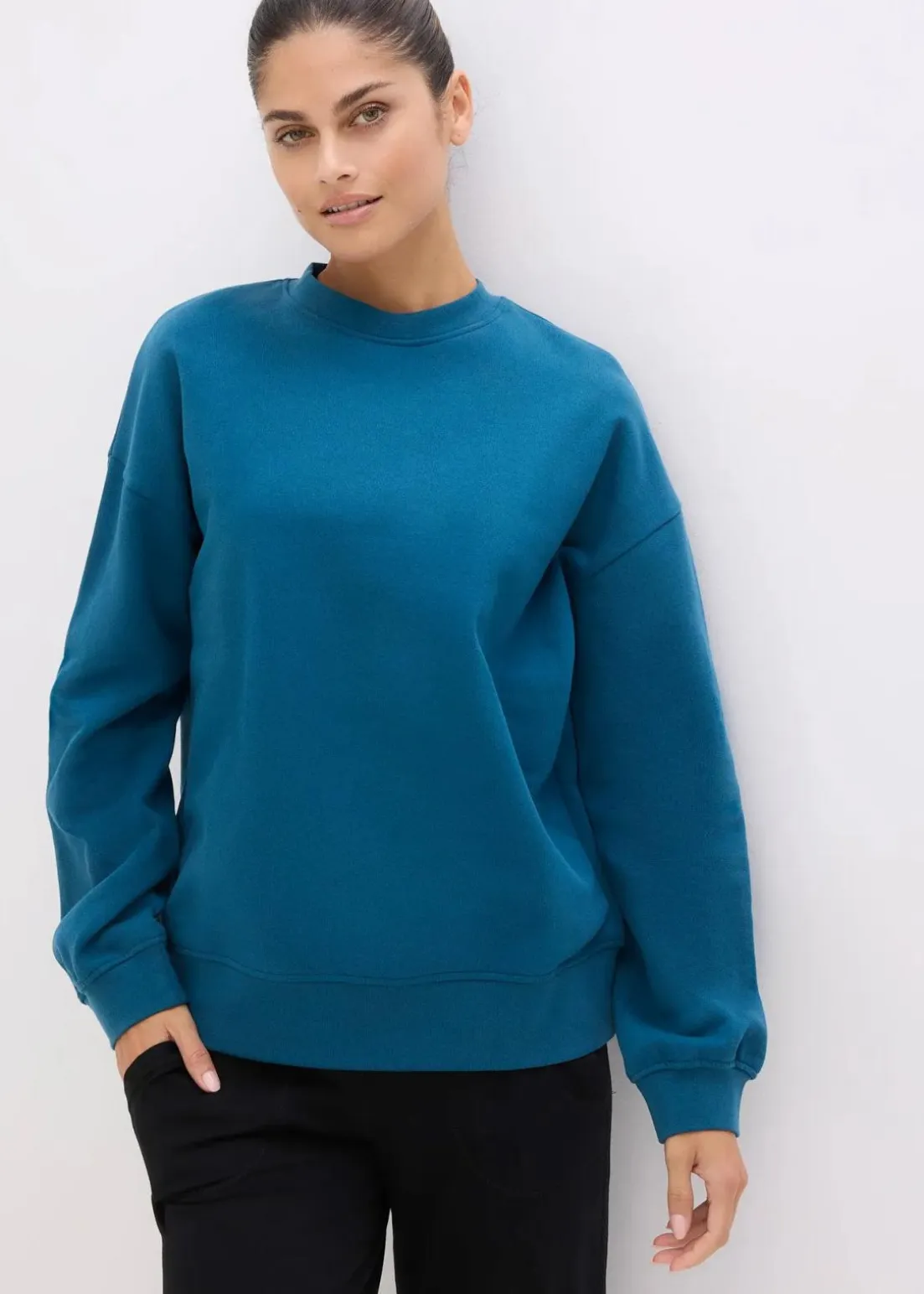 Oversize-Sweatshirt aus reiner Baumwolle