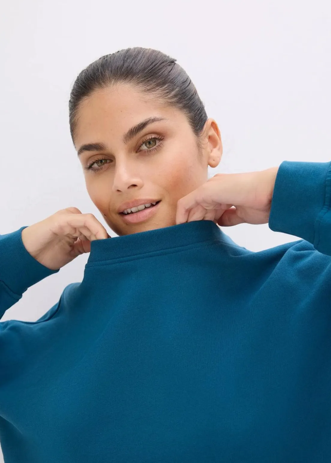 Oversize-Sweatshirt aus reiner Baumwolle