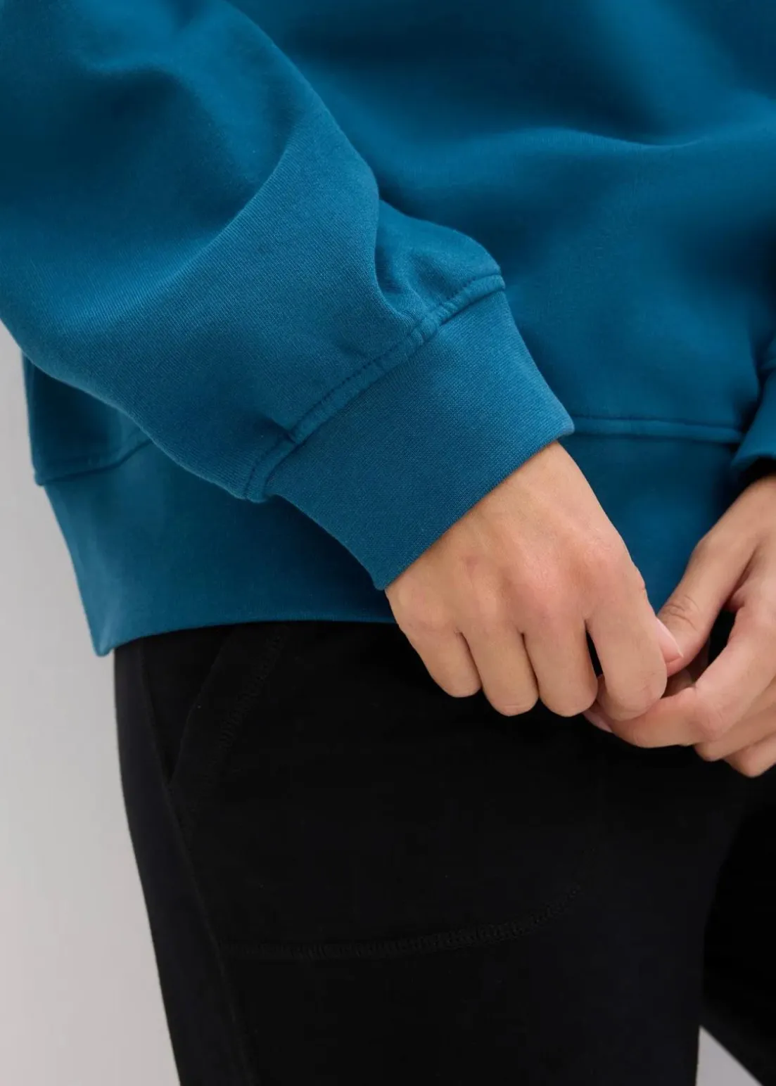 Oversize-Sweatshirt aus reiner Baumwolle