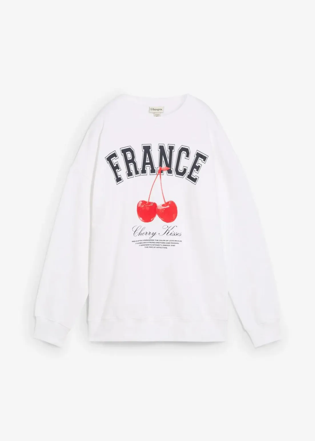 Oversize-Sweatshirt aus reiner Bio-Baumwolle