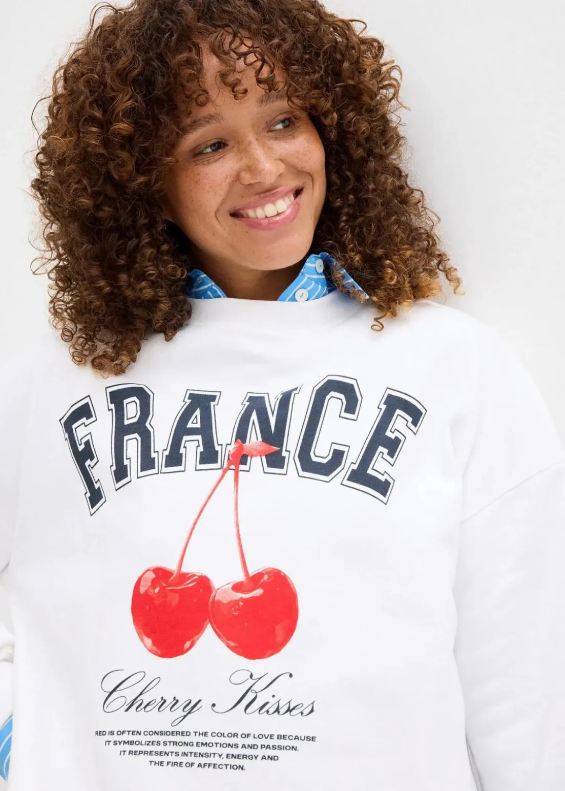 Oversize-Sweatshirt aus reiner Bio-Baumwolle