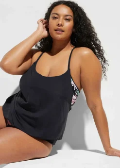Oversize-Tankini (2-tlg. Set) im Lagenlook
