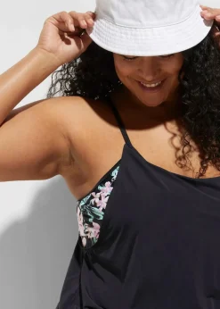 Oversize-Tankini (2-tlg. Set) im Lagenlook